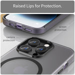 MagSafe Frosted Translucent TPU + PC Full Coverage Phone Case, For iPhone 16 Pro, For iPhone 16 Plus, For iPhone 16, For iPhone 15 Pro Max, For iPhone 15 Pro