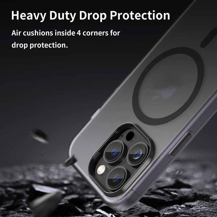 MagSafe Frosted Translucent TPU + PC Full Coverage Phone Case, For iPhone 16 Pro, For iPhone 16 Plus, For iPhone 16, For iPhone 15 Pro Max, For iPhone 15 Pro