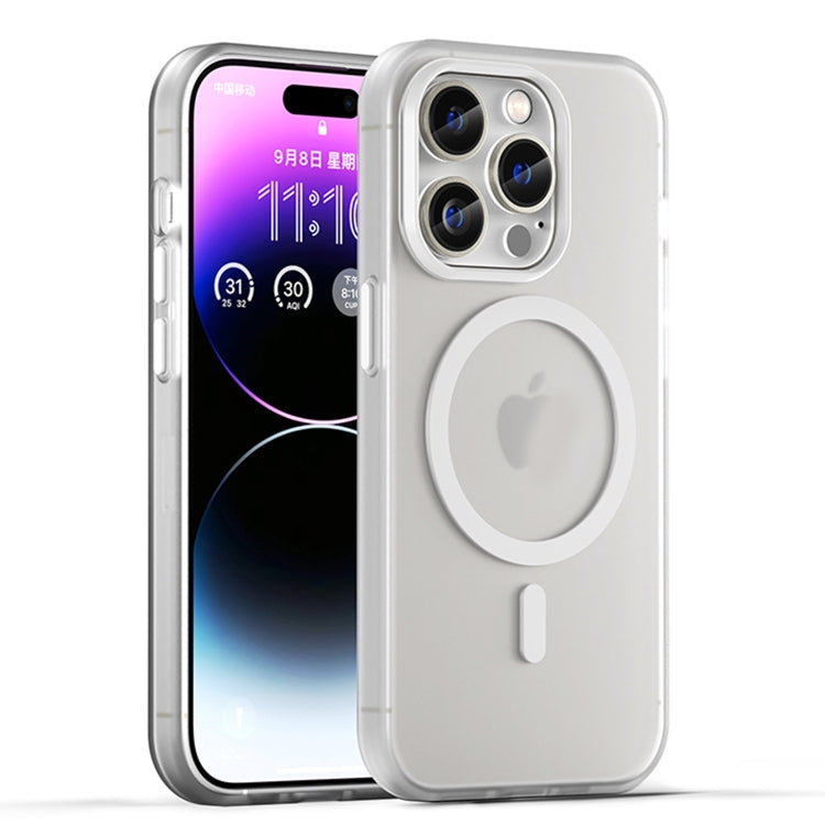 MagSafe Frosted Translucent TPU + PC Full Coverage Phone Case, For iPhone 16 Pro, For iPhone 16 Plus, For iPhone 16, For iPhone 15 Pro Max, For iPhone 15 Pro