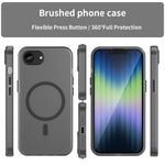 MagSafe Frosted Translucent TPU + PC Full Coverage Phone Case, For iPhone 17e / 16e, For iPhone 17 Pro Max, For iPhone 17 Pro, For iPhone 17, For iPhone Air, For iPhone 16 Pro Max