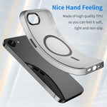 MagSafe Frosted Translucent TPU + PC Full Coverage Phone Case, For iPhone 17e / 16e, For iPhone 17 Pro Max, For iPhone 17 Pro, For iPhone 17, For iPhone Air, For iPhone 16 Pro Max