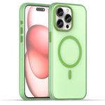 MagSafe Frosted Translucent TPU + PC Full Coverage Phone Case, For iPhone 16 Pro, For iPhone 16 Plus, For iPhone 16, For iPhone 15 Pro Max, For iPhone 15 Pro