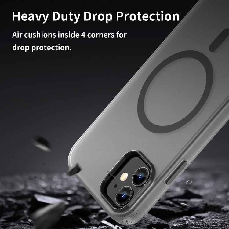 MagSafe Frosted Translucent TPU + PC Full Coverage Phone Case, For iPhone 12, For iPhone 12 Pro Max, For iPhone 12 Pro, For iPhone 11 Pro Max, For iPhone 11