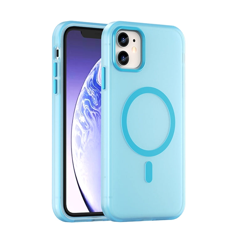 MagSafe Frosted Translucent TPU + PC Full Coverage Phone Case, For iPhone 12, For iPhone 12 Pro Max, For iPhone 12 Pro, For iPhone 11 Pro Max, For iPhone 11
