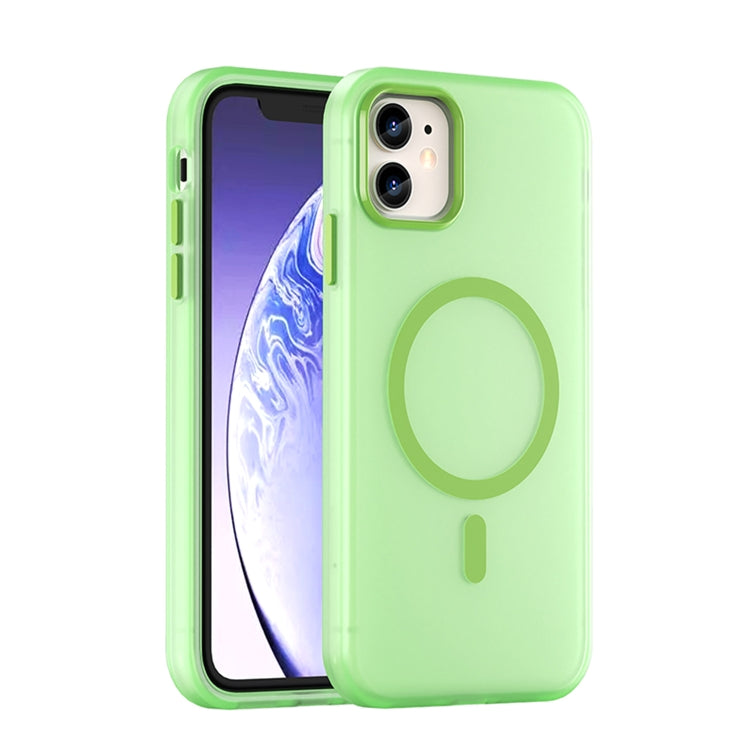 MagSafe Frosted Translucent TPU + PC Full Coverage Phone Case, For iPhone 12, For iPhone 12 Pro Max, For iPhone 12 Pro, For iPhone 11 Pro Max, For iPhone 11