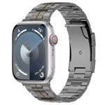 Tortoise Buckle Titanium Steel Watch Band, For Apple Watch SE 2023 44mm, For Apple Watch SE 2023 40mm, For Apple Watch Ultra 2 49mm, For Apple Watch Series 9 45mm, For Apple Watch Series 9 41mm, For Apple Watch Ultra 49mm, For Apple Watch Series 8 41mm...