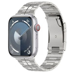 Tortoise Buckle Titanium Steel Watch Band, For Apple Watch SE 2023 44mm, For Apple Watch SE 2023 40mm, For Apple Watch Ultra 2 49mm, For Apple Watch Series 9 45mm, For Apple Watch Series 9 41mm, For Apple Watch Ultra 49mm, For Apple Watch Series 8 41mm...