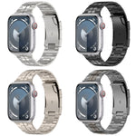 Tortoise Buckle Titanium Steel Watch Band, For Apple Watch SE 40mm, For Apple Watch SE 44mm, For Apple Watch Series 6 40mm, For Apple Watch Series 6 44mm, For Apple Watch Series 5 44mm, For Apple Watch Series 5 40mm, For Apple Watch Series 4 44mm      ...