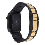 Three-Bead Stainless Steel Watch Band, For Apple Watch SE 2023 44mm, For Apple Watch SE 2023 40mm, For Apple Watch Ultra 2 49mm, For Apple Watch Series 9 45mm, For Apple Watch Series 9 41mm