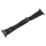 Three-Bead Stainless Steel Watch Band, For Apple Watch Series 7 41mm, For Apple Watch Series 7 45mm, For Apple Watch SE 40mm, For Apple Watch SE 44mm, For Apple Watch Series 6 40mm