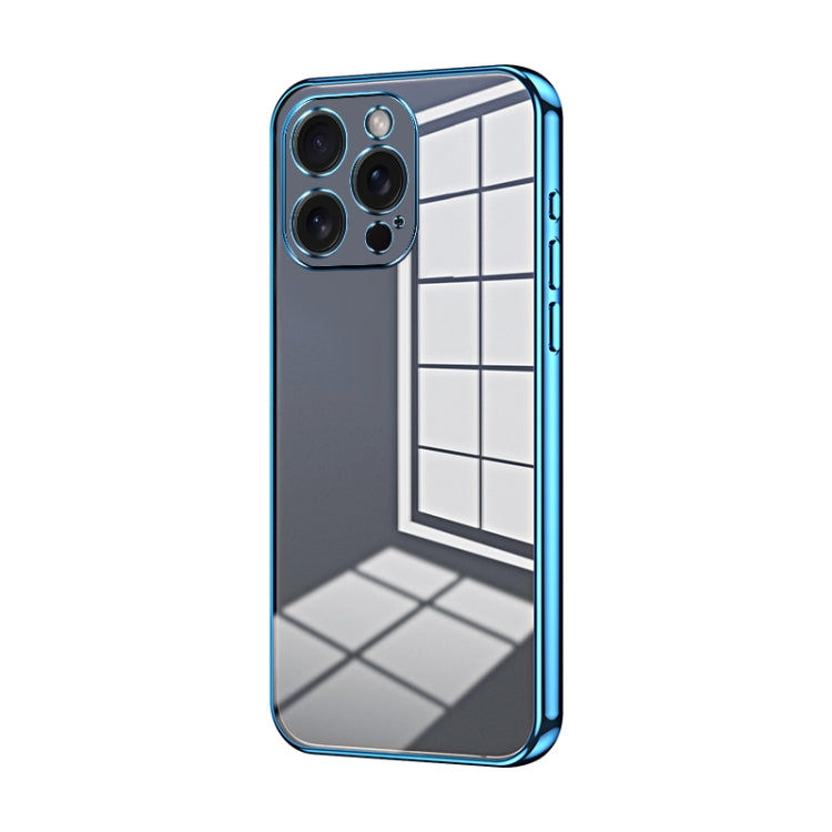 Transparent Plating Fine Hole Phone Case, For iPhone 16 Pro, For iPhone 16 Plus, For iPhone 16, For iPhone 15 Pro Max, For iPhone 15 Pro, For iPhone 15 Plus