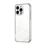 Transparent Plating Fine Hole Phone Case, For iPhone 16 Pro, For iPhone 16 Plus, For iPhone 16, For iPhone 15 Pro Max, For iPhone 15 Pro, For iPhone 15 Plus