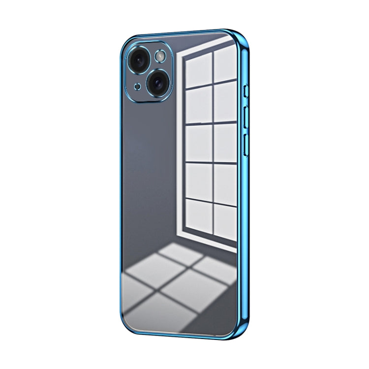 Transparent Plating Fine Hole Phone Case, For iPhone 16 Pro, For iPhone 16 Plus, For iPhone 16, For iPhone 15 Pro Max, For iPhone 15 Pro, For iPhone 15 Plus