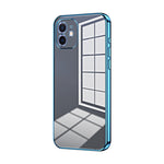 Transparent Plating Fine Hole Phone Case, For iPhone 13 Pro Max, For iPhone 13 Pro, For iPhone 13, For iPhone 12, For iPhone 12 Pro Max, For iPhone 12 Pro