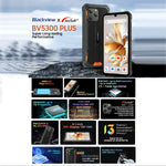 Blackview BV5300 Plus, IP68/IP69K/MIL-STD-810H, 6.1 inch Android 13 MediaTek Helio G72 Octa Core, Network: 4G, OTG, BV5300 Plus, 8GB+128GB