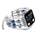 Butterfly Chain Bracelet Metal Watch Band, For Apple Watch Series 4 44mm, For Apple Watch Series 4 40mm, For Apple Watch Series 3 38mm, For Apple Watch Series 3 42mm, For Apple Watch Series 2 42mm, For Apple Watch Series 2 38mm, For Apple Watch 42mm   ...