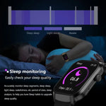 2.01 inch Milanese Steel Strap Bluetooth Call Smart Watch Support Heart Rate Monitoring / Non-invasive Blood Sugar, Milanese Steel Strap Gold