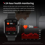 2.01 inch Milanese Steel Strap Bluetooth Call Smart Watch Support Heart Rate Monitoring / Non-invasive Blood Sugar, Milanese Steel Strap Gold