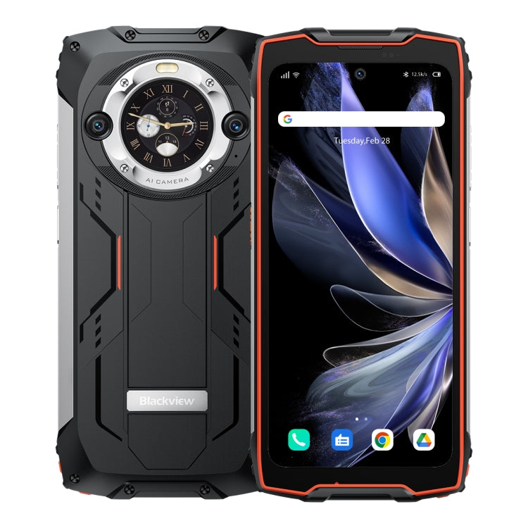 Blackview BV9300 Pro, IP68/IP69K/MIL-STD-810H, 6.7 inch + 1.32 inch Android 13 MediaTek Helio G99 Octa Core, Network: 4G, NFC, OTG, 8GB+256GB