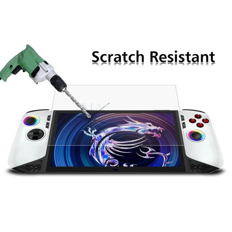 9H 0.3mm Explosion-proof Tempered Glass Film, For MSI Claw 8 AI+, For MSI Claw 7 inch Game Console