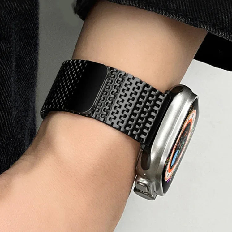 Milanese Loop Magnetic Clasp Stainless Steel Watch Band, For Apple Watch 42mm, For Apple Watch 38mm