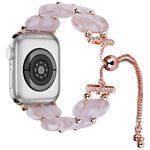 Resin Retractable Chain Watch Band, For Apple Watch Series 9 41mm, For Apple Watch Ultra 49mm