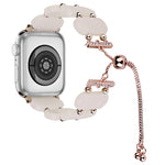 Resin Retractable Chain Watch Band, For Apple Watch Series 8 41mm, For Apple Watch Series 8 45mm