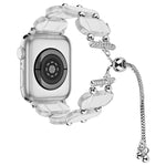 Resin Retractable Chain Watch Band, For Apple Watch SE 2022 40mm, For Apple Watch SE 2022 44mm