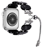 Resin Retractable Chain Watch Band, For Apple Watch Series 7 41mm, For Apple Watch Series 7 45mm