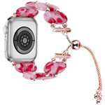 Resin Retractable Chain Watch Band, For Apple Watch Series 7 41mm, For Apple Watch Series 7 45mm