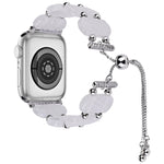 Resin Retractable Chain Watch Band, For Apple Watch Series 6 40mm, For Apple Watch Series 6 44mm