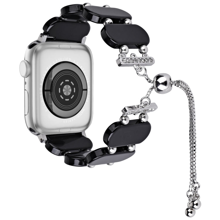 Resin Retractable Chain Watch Band, For Apple Watch Series 4 44mm, For Apple Watch Series 4 40mm