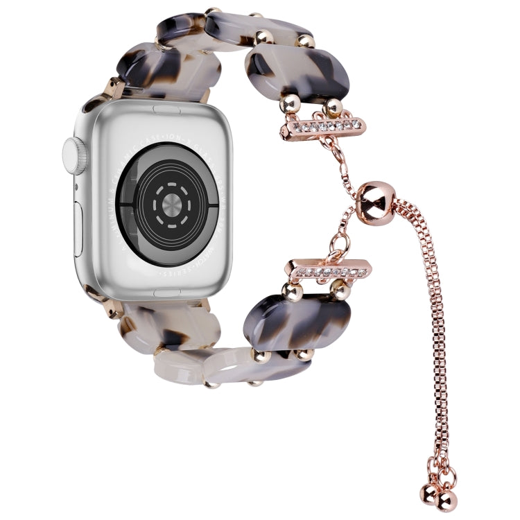 Resin Retractable Chain Watch Band, For Apple Watch Series 2 42mm, For Apple Watch Series 2 38mm
