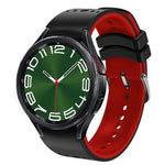 Two Color Silicone Watch Band, For Samsung Galaxy Watch 6