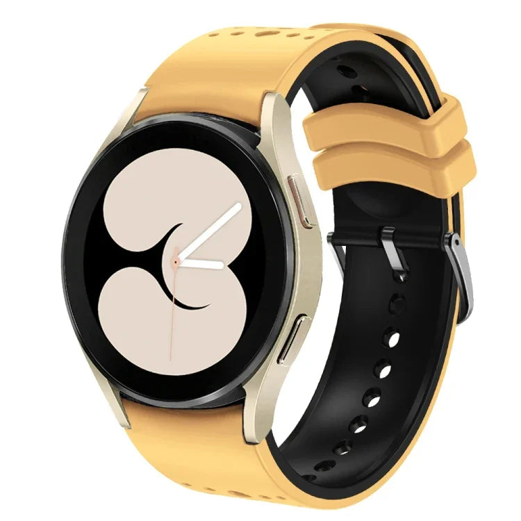 Two Color Silicone Watch Band, For Samsung Galaxy Watch 6