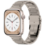 I-Shaped Titanium Metal Watch Band, For Apple Watch SE 40mm, For Apple Watch SE 44mm, For Apple Watch Series 6 40mm, For Apple Watch Series 6 44mm, For Apple Watch Series 5 44mm, For Apple Watch Series 5 40mm, For Apple Watch Series 4 44mm             ...