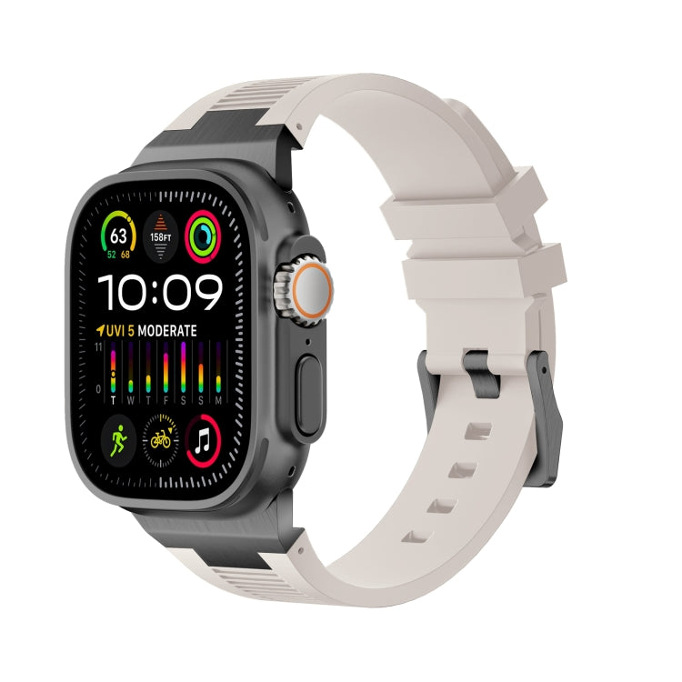 Loners Liquid Silicone Watch Band, For Apple Watch SE 2023 44mm, For Apple Watch Ultra 2 49mm, For Apple Watch Series 9 45mm