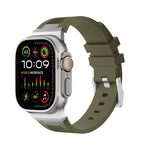 Loners Liquid Silicone Watch Band, For Apple Watch SE 2023 44mm, For Apple Watch Ultra 2 49mm, For Apple Watch Series 9 45mm