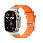 Loners Liquid Silicone Watch Band, For Apple Watch Ultra 49mm, For Apple Watch Series 8 45mm, For Apple Watch SE 2022 44mm