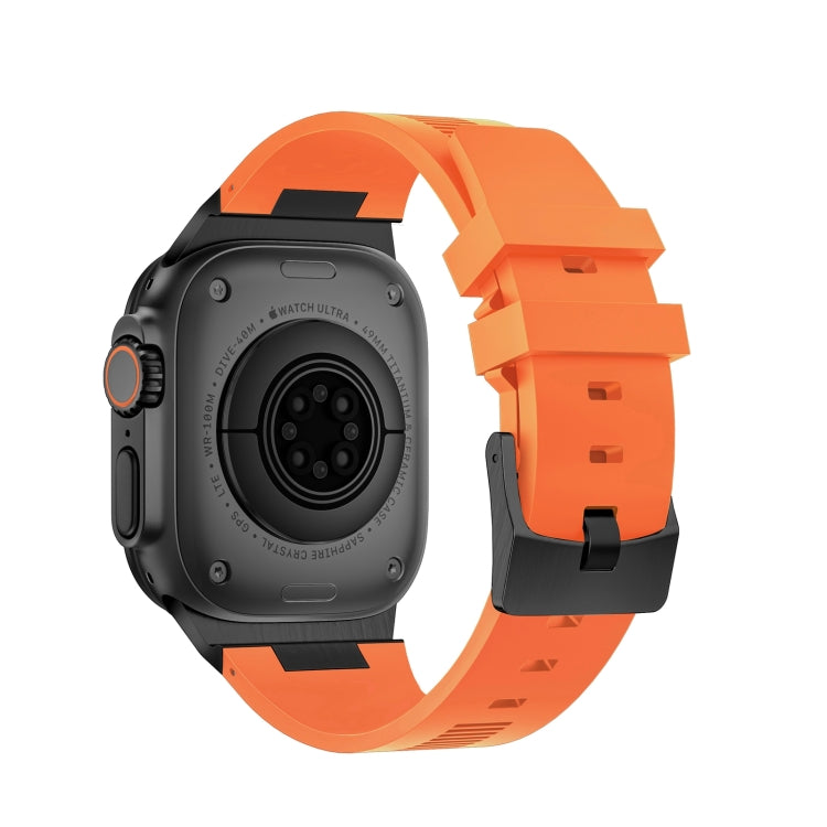 Loners Liquid Silicone Watch Band, For Apple Watch Series 7 45mm, For Apple Watch SE 44mm, For Apple Watch Series 6 44mm