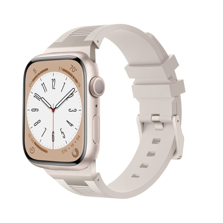 Loners Liquid Silicone Watch Band, For Apple Watch Series 7 45mm, For Apple Watch SE 44mm, For Apple Watch Series 6 44mm