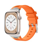 Loners Liquid Silicone Watch Band, For Apple Watch Series 5 44mm, For Apple Watch Series 4 44mm, For Apple Watch Series 3 42mm