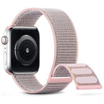 Dual Hook and Loop Nylon Watch Band, For Apple Watch 38mm, For Apple Watch 46mm / 49mm / 45mm / 44mm