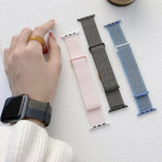 Dual Hook and Loop Nylon Watch Band, For Apple Watch Ultra 49mm, For Apple Watch Series 8 41mm, For Apple Watch Series 8 45mm, For Apple Watch SE 2022 40mm, For Apple Watch SE 2022 44mm