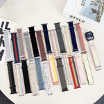 Dual Hook and Loop Nylon Watch Band, For Apple Watch SE 2023 44mm, For Apple Watch SE 2023 40mm, For Apple Watch Ultra 2 49mm, For Apple Watch Series 9 45mm, For Apple Watch Series 9 41mm
