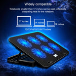 ICE COOREL Notebook Computer Base Speed Control Silent Six-fan Cooling Holder Cooling Rack, Style: Premium Edition, Style: Premium Edition(Lvory), Style: Premium Edition(Dazzling Red), Style: Premium Edition(Charm Powder), Style: Premium Edition(Black)