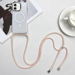 MagSafe Magnetic PC + TPU Phone Case with Lanyard, For iPhone 17e / 16e, For iPhone 17 Pro Max, For iPhone 17 Pro, For iPhone 17