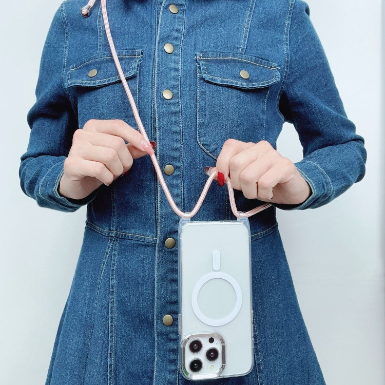 MagSafe Magnetic PC + TPU Phone Case with Lanyard, For iPhone Air, For iPhone 16 Pro Max, For iPhone 16 Pro, For iPhone 16 Plus