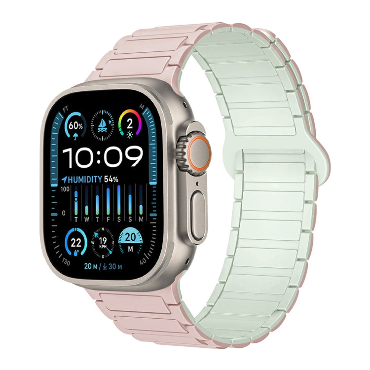 I-Shaped Magnetic Silicone Watch Band, For Apple Watch SE 2023 44mm, For Apple Watch SE 2023 40mm, For Apple Watch Ultra 2 49mm