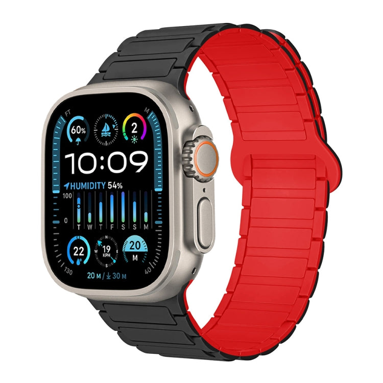 I-Shaped Magnetic Silicone Watch Band, For Apple Watch SE 2023 44mm, For Apple Watch SE 2023 40mm, For Apple Watch Ultra 2 49mm